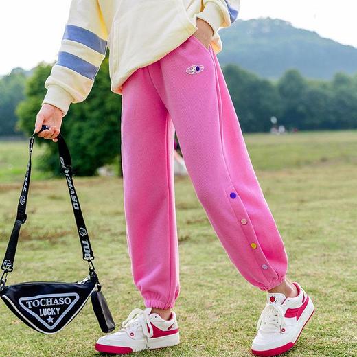 女童运动裤春秋2024新款中大童儿童裤子秋季大童春秋款休闲卫裤 商品图3