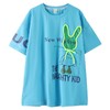女童夏季宽松韩版短袖2024新款中大童卡通中长款T恤儿童洋气t恤潮 商品缩略图4