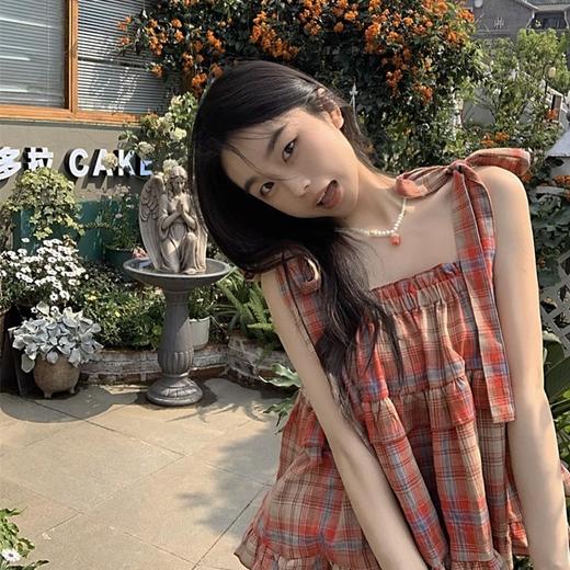 【超美❗️新款气质小吊带】百搭修身，又纯又欲，凉爽舒适，柔软透气，短款无袖外穿上衣夏季清新背心女上衣 商品图2