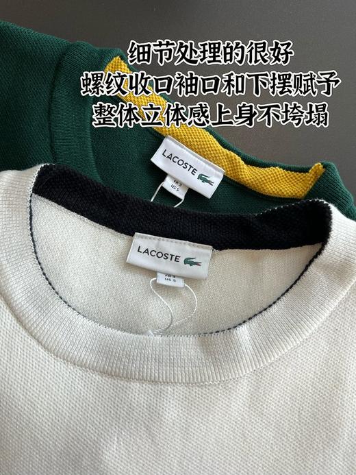 法鳄男士简约纯色长袖针织衫毛衫（微瑕介意勿拍）（衣服发黄） 商品图10