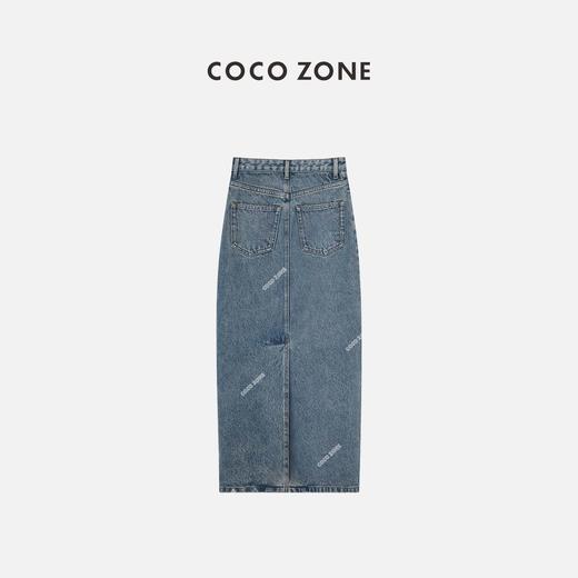 COCO ZONE“懒系半裙”2024休闲风简约显瘦牛仔裙百搭时尚半身裙24C10247 商品图1