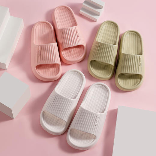 【会‘’呼吸‘’的软❗️夏季舒适居家拖鞋】加厚eva防水轻便居家软底凉拖鞋，回弹有力经久耐穿，男女室内防滑情侣厚底凉拖鞋QQ父亲节礼物新年礼盒年货礼盒 商品图2