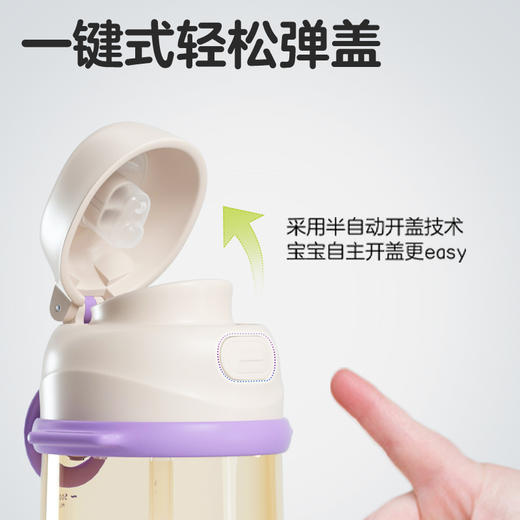 【满减】贝亲 双饮口 PPSU儿童水杯 3岁+ 500ml 商品图3