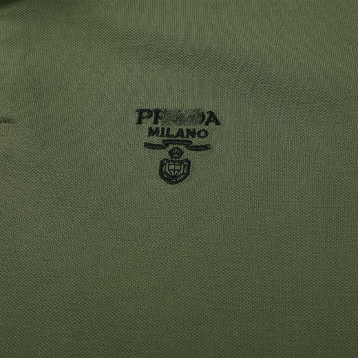 春夏新款  简约经典 浅蓝色撞色线条 刺绣小标 纯棉翻领短袖POLO衫 Z-11527 商品图11