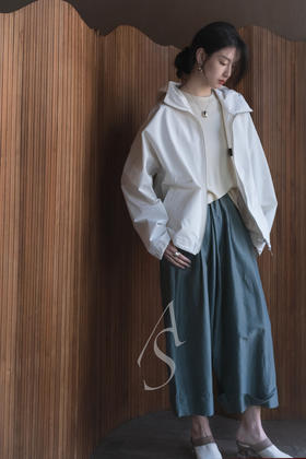 Studio Nicholson  浅竹青SIMMONS莱赛尔长袖T恤