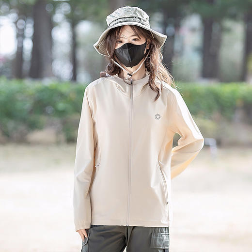 积能男女同款夏季防晒防紫外线冰丝防晒服情侣款户外运动弹力轻薄 商品图2