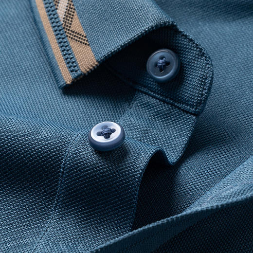 【撞色领】罗蒙男士提孔双面领polo衫男短袖男夏季薄款速干t恤男短袖 商品图11