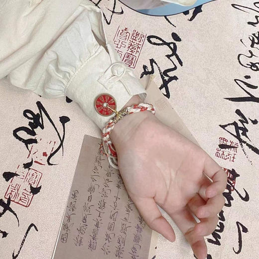 普陀山中式山鬼花钱手链某书同款国风藏式手绳闺蜜情侣七夕礼物 商品图5