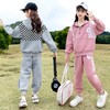 女童春款套装 2024新款洋气中大童儿童春秋女孩棋盘格运动两件套 商品缩略图3
