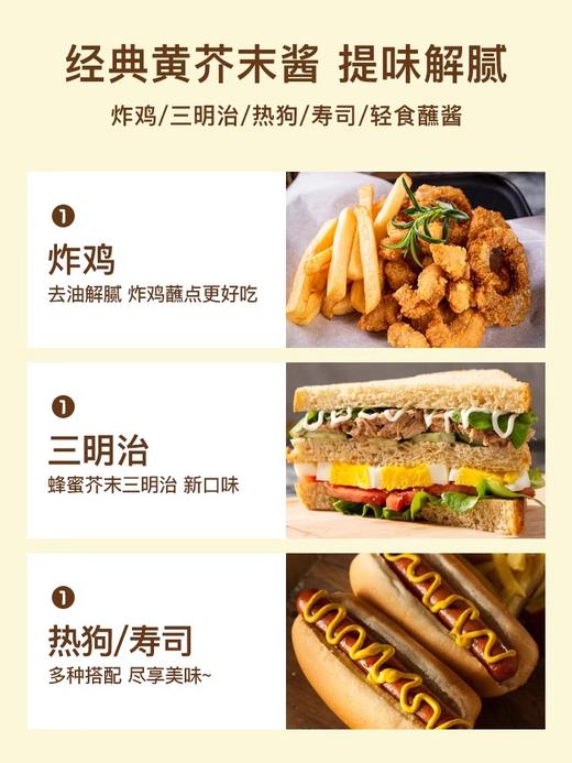 【中欧班列精选】美国进口纷乐旗牌黄芥末酱226g小包装美式热狗汉堡沙拉三明治酱料 商品图6