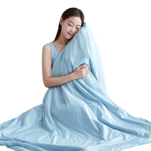 夏季【冷柔并济，冷感夏被凉冰丝空调被】双面双体感冰感被单 可水洗夏凉被 商品图3