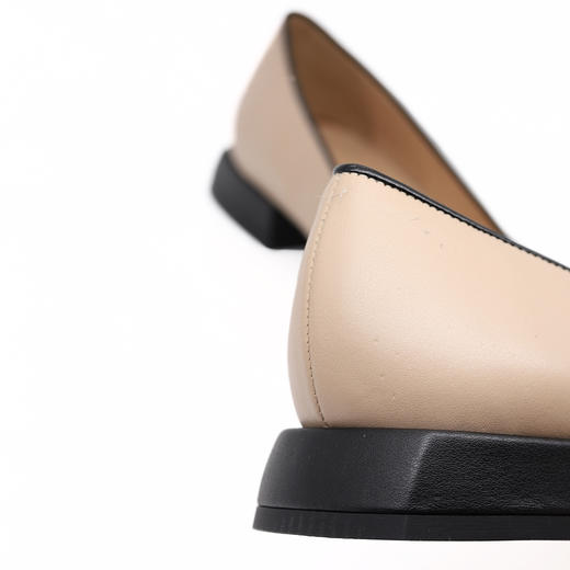 #限时特价#西班牙原产优雅舒适女款船鞋5705米色 商品图8