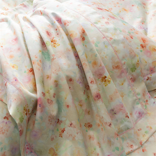 自然醒60支贡缎新疆长绒棉轻奢印花四件套居家床单被套纯棉套件床品KY 商品图9