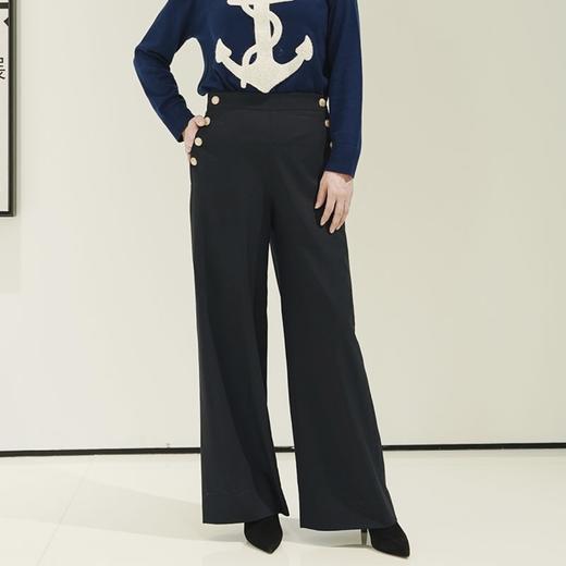 【独家定制】深海星辰·高腰阔腿裤 商品图0