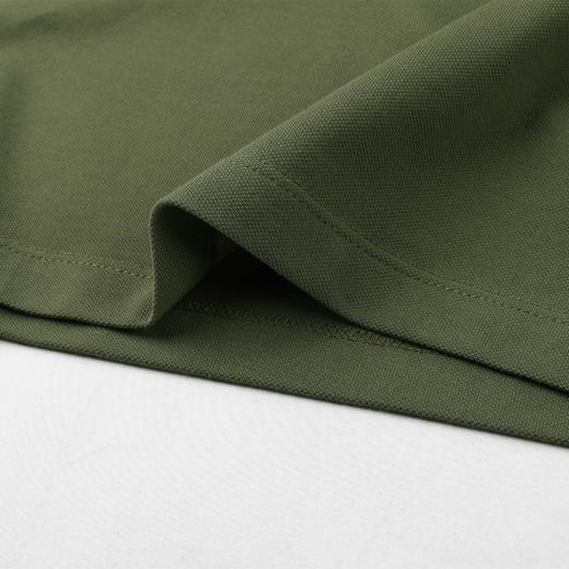 春夏新款  简约经典 浅蓝色撞色线条 刺绣小标 纯棉翻领短袖POLO衫 Z-11527 商品图13