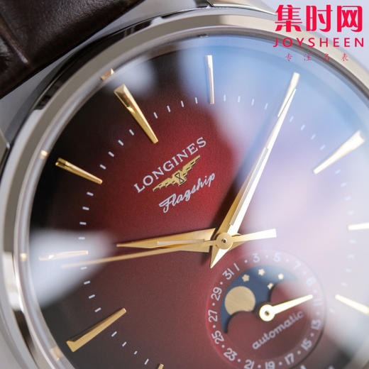 浪琴 LONGINES 军旗月相系列 经典日月星辰男士腕表，新款上市！ 商品图4