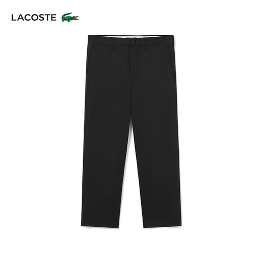 【海南专供价】Lacoste法国鳄鱼男装新款锥形裤时尚纯色休闲裤长裤HH1563-98 商品图0