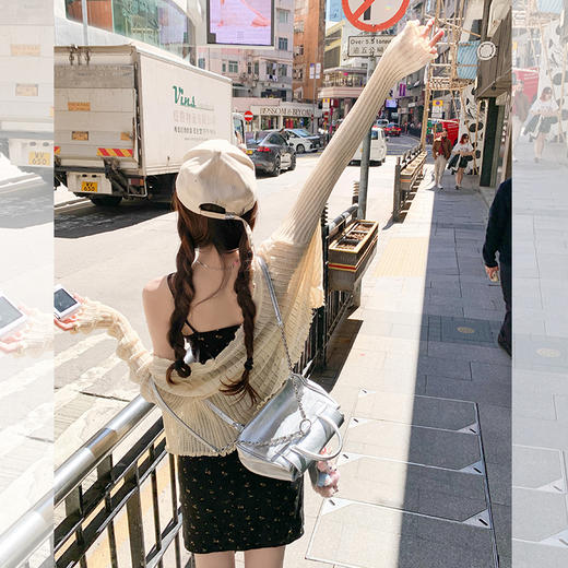 <曾小咸推荐>【港女玩家】碎花连衣裙套装 商品图4