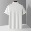 【含桑蚕丝】罗蒙男士珠片绣花polo衫男短袖夏季运动t恤男短袖t恤男 商品缩略图8