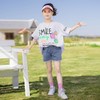 女童T恤夏季薄款宽松长T2024新款韩版中大童短袖夏款儿童套装 商品缩略图2