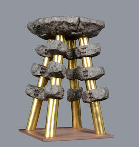 宇达青铜摆件 潘松限量99版作品《倗》艺术摆件  高26cm