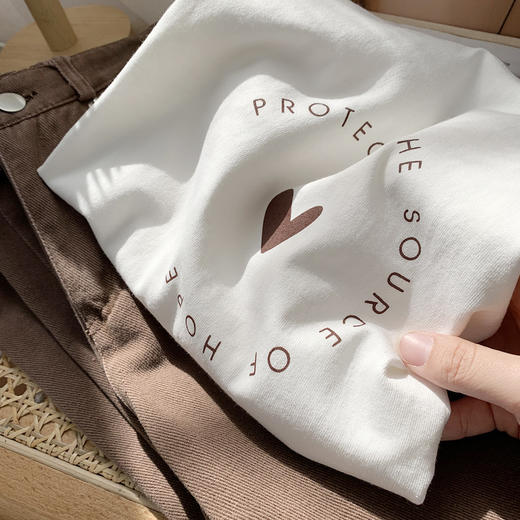 【捡漏价/69.9两件任选】新款御姐炸街上衣宽松潮流纯棉短袖t恤女夏季基础款打底衫短袖，宽松舒适，潮流纯棉。-ry 商品图3