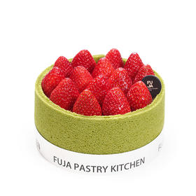 抹茶草莓奶油蛋糕  Matcha Strawberry Cream Cake
