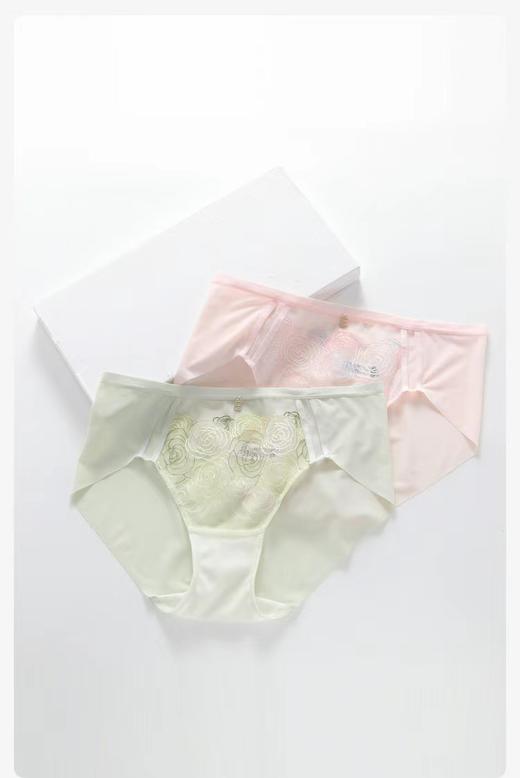 5F 安莉芳【繁花系列】薄款无痕软弹易干抗菌中腰三角内裤 商品图1