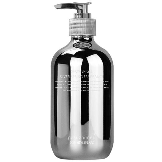 「小红书推荐！银色水泉系列」银色水泉洗发水护发素沐浴露膏身体乳沐浴清洁套装男女生 商品图4