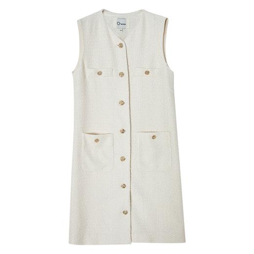 西嘉C+IMPRESS/西嘉无袖气质小香风连衣裙女春夏中长款花呢千金风裙子LYQ2401087 商品图4