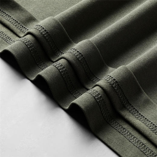 【蚕丝棉】罗蒙男士万针绣商务polo衫男短袖男夏季薄款男士短袖t恤男 商品图9