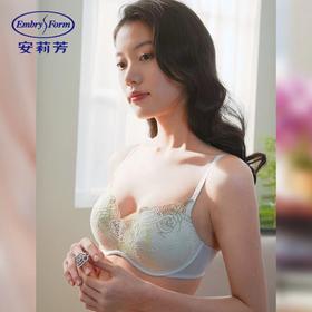 5F 安莉芳繁花系列性感蕾丝无钢圈小胸聚拢文胸