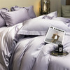 自然醒60支贡缎长绒棉简约纯色四件套轻奢级数码印花拼角四件套高品质礼单双人床上用品三件套KY 商品缩略图0