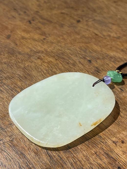 洒金沁白玉随形无事牌，顺丰包邮 商品图9