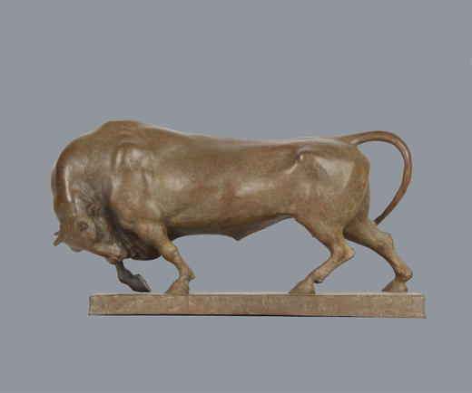 宇达青铜摆件 刘艺杰限量99版作品《秦川牛》艺术摆件 
  高20.7cm 商品图0