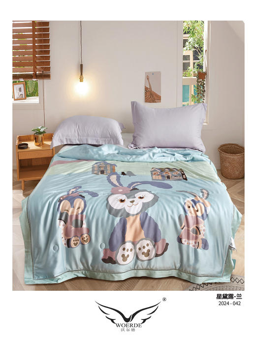 儿童夏凉被 蚕丝被 夏被 卡通被子被芯 商品图6