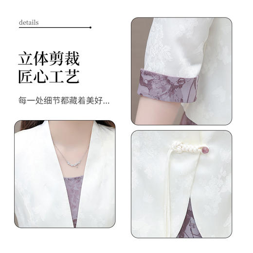 ALBB-夏款印花长款显瘦修身时尚内搭连衣裙 商品图3