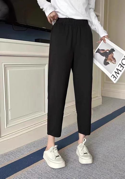 XC 超喜欢的面料 ①~（新品女裤）9203 顺滑春夏垂感显瘦小脚裤-喜出 商品图0