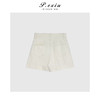 03-4潘依绣丁丁宠粉PanYiXiu/潘依绣【奶油贝壳】100%棉重工水洗设计感牛仔短裤 D6229 商品缩略图2