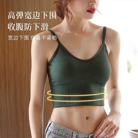 【买一送一！】升级款大U美背收副乳无钢圈内衣/背心 性感零束缚 防震聚拢、棉质材料亲肤高弹舒适 收腹防滑不紧勒 、多色可选