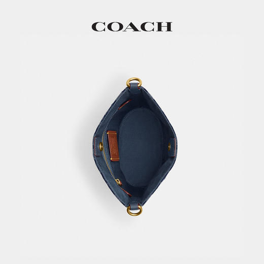 COACH蔻驰 女士经典标志牛仔丹宁DAKOTA 16号水桶包 商品图2