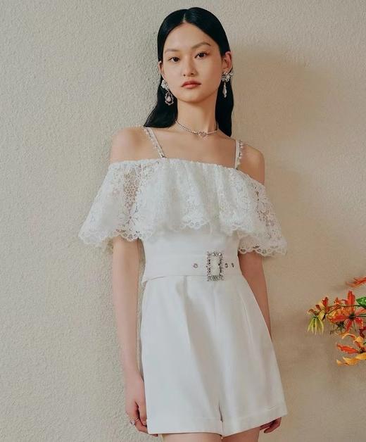 【商场同款】MAXRIENY吊带一字肩连体裤女高级感2023夏季新款 商品图0