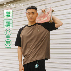 【品牌直发】-ACMEITEM爱棵米-拼色速干短袖T恤GAE3440033B