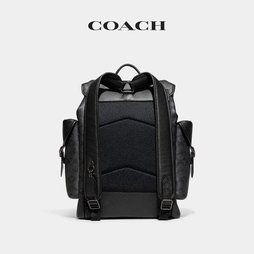 COACH蔻驰 男士经典标志帆布HITCH双肩包 商品图2