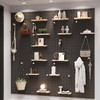 实木洞洞板定制置物架玄关墙面墙上挂板入户隔板收纳架墙壁展示架 商品缩略图5