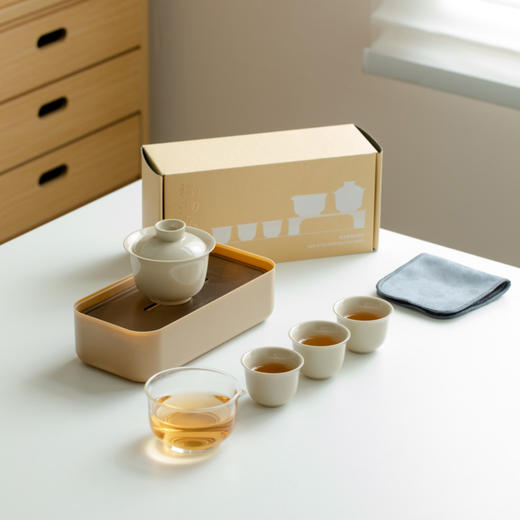 福沏 便携茶具套组 旅行茶具 高端企业员工福利亲朋友探亲伴手礼 商品图2