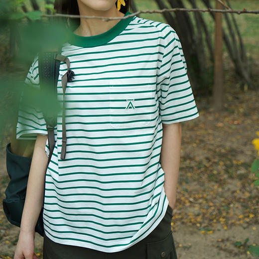 【品牌直发-踏青季】ACMEITEM爱棵米-速干条纹短袖T恤GAF3440053B/GAF3440052B 商品图1