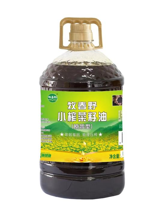5升小榨原浆菜籽油12瓶批发价 商品图0