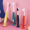 「9.9元包邮！两支装」儿童牙刷 3-6 6-12岁宝宝牙刷南瓜纹吸盘手柄细软毛儿童牙刷软毛宝宝洗护 商品缩略图2