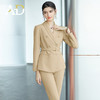 AD职场女装2022春季新款chic西装外套女高级感卡其色职业西服套装 商品缩略图3